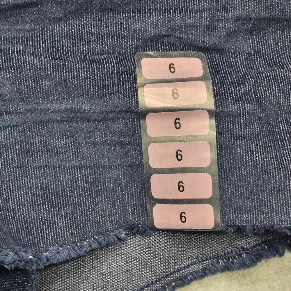 NWT Gap Womens 6 Dark Blue Corduroy Shorts Raw Hem High Rise Cut Off